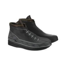 SHOE COVER - TUCANO FOOTERINE - BLACK WATERPROOF SILICONE- BLACK/GREY - SNEAKER -  M for Euro 36 > 41 (ANTI-SLIP SOLE)