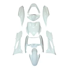 FAIRINGS/BODY PARTS FOR SCOOT  MBK 50 MACH G/YAMAHA 50 JOG RR WHITE GLOSS  (9 PARTS KIT )