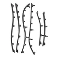 PROFIL MARCHE PIED (KIT) ORIGINE PIAGGIO 50-125 LX 2005> -65712645-