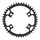 PLATEAU GRAVEL 4BRA D.110 POUR SHIMANO ULTEGRA 6800 STRONGLIGHT CT2 44DTS MONO NOIR COMPATIBLE SHIMANO DURA-ACE 9000 / 105 5800   11V. NARROW WIDE