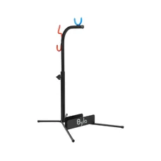 PRESENTOIR/SUPPORT 2 VELOS P2R LOBY FOOT SUR ROUE ET BASE ARRIERE NOIR