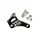 BUTEE BIELLETTE EMBRAYAGE 50 A BOITE STAGE 6 POUR MINARELLI 50 AM6/MBK 50 X-POWER/YAMAHA 50 TZR/PEUGEOT 50 XPS/RIEJU 50 RS1/APRILIA 50 RS ALU CNC NOIR
