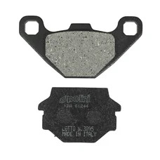 BRAKE PADS -POLINI FOR KYMCO 125-150 AGILITY  (L 85mm - 55.8mm - H 42.6mm - 37mm - thk7.5mm - 9.7mm)  (174.0095)  (ORIGINAL)