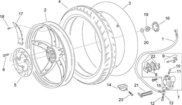 Roue Posterieure - F.D.
