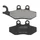 BRAKE PADS -POLINI FOR PEUGEOT 250 GEOPOLIS, 250 SATELLIS / PIAGGIO 125-250 BEVERLY, 125-250 X-EVO / SYM 125 SYMPHONY  (L 96.8mm - 77mm - H 41.2mm - thk9mm)  (174.0041)  (ORIGINAL)
