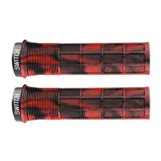 POIGNEE CITY/VTT SWITCH SUPERGRIP LOCK-ON ROUGE FUME (PAIRE)