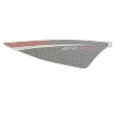 DECAL- RIGHT REAR COWL  "PIAGGIO GENUINE PART" PIAGGIO APRILIA 50-125 SR MOTARD NOIR 2011>  -677073-