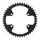PLATEAU GRAVEL 4BRA D.110 POUR SHIMANO GRX MONO TA X110 ONE 46DTS COMPATIBLE RX600-RX810 NOIR  10/11V.