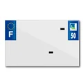 BANDE PLAQUE MOTO 210x130 POUR PVC VIERGE DEP. 50/EURO (VENDU A L'UNITE)
