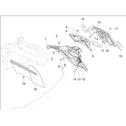 Couvercle arrière - Pare-boue