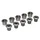 INTRAVIS PEDALIER STRONGLIGHT ROUTE DOUBLE INOX (JEU DE 5) - VIS ET CHEMINEE