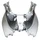 FRONT SHIELD - "PIAGGIO GENUINE PART" 300-400-500 MP3 SPORT 2008>2014 GREY 713/B  -67257100EV-