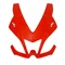 FACE AVANT ORIGINE PIAGGIO APRILIA 50-125 RS4 2011>2013 ROUGE  -B04346600XRA-