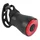 ECLAIRAGE VELO USB ARRIERE SUR TIGE DE SELLE X200 AVEC INDICATEUR FREINAGE / CAPTEUR VIBRATION NOIR (FONCTIONS FIXE ET CLIGNOTANT)  -SELECTION P2R-