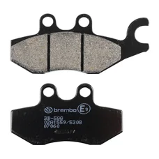 PLAQUETTE DE FREIN BREMBO POUR APRILIA 850 SRV 2012>2019 AR, 125 SR MAX 2012>2017 AV/AR / PEUGEOT 50 CITYSTAR 2014> AV / PIAGGIO 500 MP3 LT 2011>2015 AR (SCOOTER CARBONE CERAMIQUE) -07060