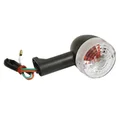 CLIGNOTANT 50 A BOITE ADAPTABLE GILERA 50 SMT, RCR 2003>2007 TRANSPARENT/NOIR AV DROIT OU AR GAUCHE ORANGE  (HOMOLOGUE CE)  -SELECTION P2R-