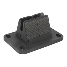 CLAPET SCOOT VOCA BESTIA 8 LAMELLES CARBONE POUR MINARELLI 50 AM6 / APRILIA 50 RS / RIEJU 50 MRT / BETA 50 RR / SHERCO 50 SM-R, SE-R / DERBI 50 SENDA DRD / GILERA 50 SMT (TYPE VFORCE)