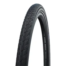 TYRE FOR URBAN/TREKKING BIKE- 700 X 40 SCHWALBE HS484 ROAD CRUISER - BLACK - RIGID - REFLECTIVE (42-622)