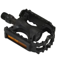 FLAT PEDAL FOR MTB- -RESIN-P2R JUNIOR/KID -BLACK- 9/16" (PAIR)