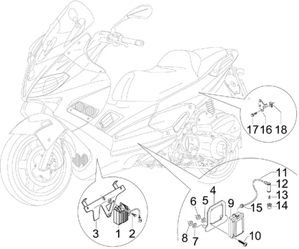Régulateurs de tension - Centrales electroniques - Bobine H.T.
