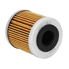 FILTRE A HUILE MAXISCOOTER ADAPTABLE PIAGGIO 350 BEVERLY 2011>, 400 MP3 2020>, 400 BEVERLY 2021> (OEM: 880887) (45x49mm)  -HIFLOFILTRO HF182-