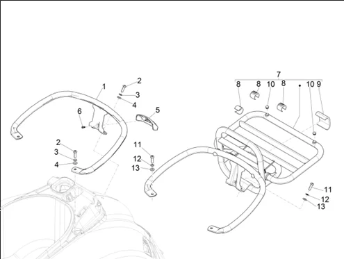 Porte-bagages arrière