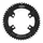 PLATEAU ROUTE 4BRA D.110 POUR SHIMANO ULTEGRA R8100 MICHE 50DTS EXTERIEUR NOIR 12V.