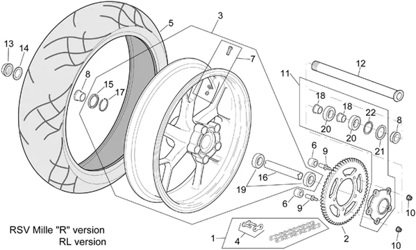 Roue ar.vRSV Mille