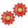 GALET DERAILLEUR VTT TRIPEAK 12-12 DENTS ROULEMENT G5 CERAMIQUE POUR SRAM X0/X1/X01/GX 11V. ROUGE (BLISTER DE 2)