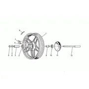 Roue arrière