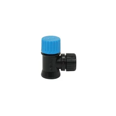 INFLATOR P2R SKY BLUE/BLACK- (ADJUSTABLE FLOW) VP/VS (SUPPLIED WITHOUT CARTRIDGE)
