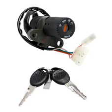 IGNITION SWITCH FOR 50cc MOTORBIKE PEUGEOT 50 XR6 2000>/GILERA 50 SMT 2007>, RCR 2007> (ALONE)  -SELECTION P2R-