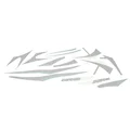 AUTOCOLLANT/STICKER/KIT DECORS ORIGINE PIAGGIO 50 NRG 2007>2017 (POUR VEHICULE NOIR MAT)  -1B000185000A6-