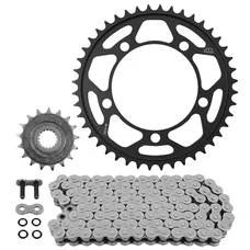 KIT CHAINE ADAPTABLE BMW 900 F R, F XR 2020>, 750 F GS 2018>2024 525 17x44 (DIAM COURONNE 119/140/12.5) (DEMULTIPLICATION ORIGINE) -JT SPROCKETS/DID