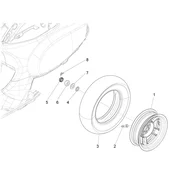 Roue arrière