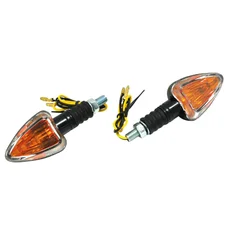 CLIGNOTANT UNIVERSEL REPLAY MINI TRIANGLE A AMPOULE BA9S TRANSPARENT/NOIR (L 82mm / H 37mm / L 28mm) (PAIRE) **
