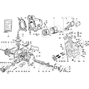 Culasse cylindre - cylindre - piston - bielle