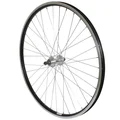 WHEEL FOR MTB- 26" P2R REAR -ALUMINIUM- BLACK DOUBLE-WALLED - ALUMINIUM HUB FOR FREEWHEEL 7/6 Speed QUICK RELEASE
