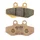 BRAKE PADS -POLINI FOR DERBI 50 SENDA DRD 2003>2004 Front / RIEJU 50 MRX Front, SPIKE 2002> Front / PEUGEOT 50 XR6 Front / BETA 50 RR Front / APRILIA 125 PEGASO Front  (174.2055)  (SINTERED)
