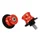 DIABOLO FOR PADDOCK STAND FOR YAMAHA 700 MT-07 ALUMINIUM RED (PAIR)  -AVOC-