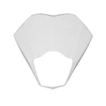 PLAQUE PHARE/TETE DE FOURCHE 50 A BOITE ADAPTABLE RIEJU 50 MRT 2009>2021, MRT ENDURO 2009>2021, MRT PRO 2009>2021, MRT SM 2009>2021 BLANC BRILLANT  -P2R-