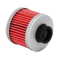 FILTRE A HUILE MAXISCOOTER ADAPTABLE PEUGEOT 125 SATELIS, JET FORCE, ELYSEO, ELYSTAR/APRILIA 125 LEONARDO 1996>2004 , SCARABEO 1999>2003 (41x33mm) (EQUIVALENT HF185)  -P2R-