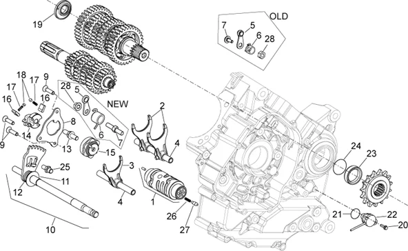 Selecteur boîte de vitesses