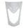 CARENAGE/TABLIER AV SCOOT ADAPTABLE KYMCO 50 AGILITY, 125 AGILITY BLANC BRILLANT  -P2R-