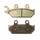 BRAKE PADS NEWFREN FOR YAMAHA 50 TZR 1993>2002 Rear 600 XT E 1990>2002 Front   XT K 1991>1993 Front   660 XTZ TENERE 1991>1996 Front   (L 104mm / 88mm - H 46mm - thk 10mm)  (FD0167TS)  (TOURING SINTERED)