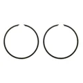 PISTON RING FOR 50CC MOTORBIKE ARTEK K1 CAST IRON FOR  MINARELLI 50 AM6/MBK 50 X-POWER, X-LIMIT/YAMAHA 50 TZR, DTR/PEUGEOT 50 XPS/RIEJU 50 RS1/BETA 50 RR/APRILIA 50 RS 1995>2005 - PAIR