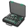 CLIQUET WERA  8100 ZYKLOP SPEED 1/4, 1/2 METRIQUE AVEC DOUILLES ET EMBOUTS NOIR/VERT (SET 43 PIECES)  -MARQUE ALLEMANDE POUR LES ATELIERS-