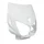 PLAQUE PHARE/TETE DE FOURCHE 50 A BOITE ADAPTABLE DERBI 50 SENDA 1994>2010 BLANC BRILLANT  -P2R-