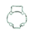 GASKET FOR CYLINDER BASE FOR PIAGGIO 50 ZIP, TYPHOON, NRG, LIBERTY, VESPA LX/GILERA 50 STALKER, RUNNER  (PAPER GASKET) (SOLD PER UNIT)  -SELECTION P2R-