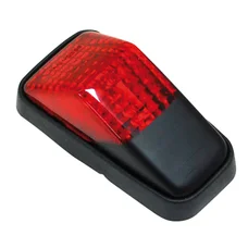 FEU ARRIERE 50 A BOITE/MOTO TYPE HONDA XR ROUGE/NOIR (L 102mm - l 54mm - H 45mm)  -REPLAY-**